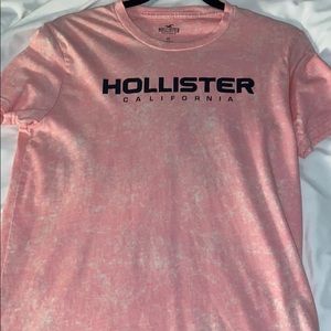 Pink Tie Dye Hollister Shirt XS